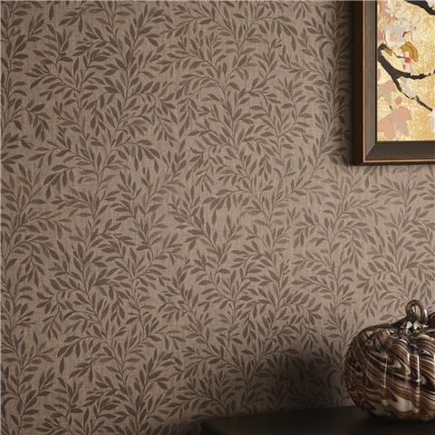 NEXT Ditsy Leaf Wallpaper 145818 Russet
