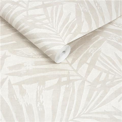 Next Luxe Wallpaper Palmetta 145910 Ivory