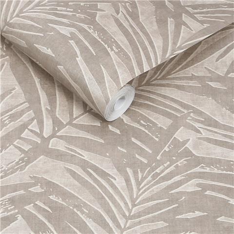 Next Luxe Wallpaper Palmetta 145911 Putty