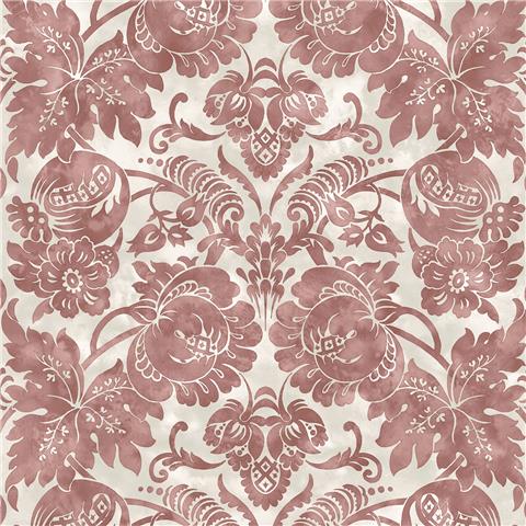 Martha Stewart Wallpaper Florentine Damask 146797 Russet