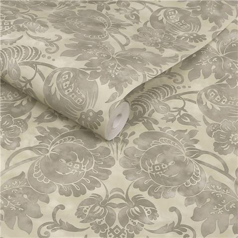 Martha Stewart Wallpaper Florentine Damask 146801 Taupe