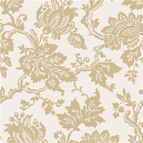 Martha Stewart Wallpaper Jacobean Antique 146803 Antique Gold