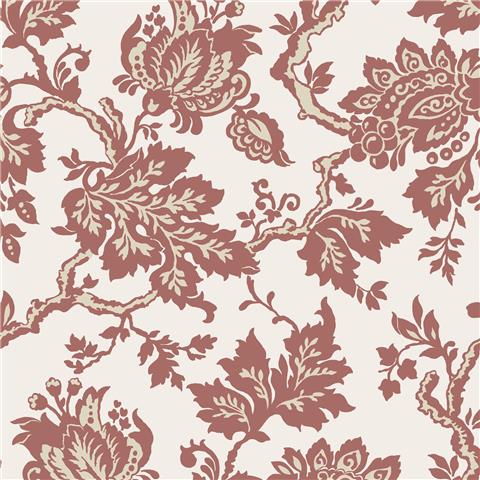 Martha Stewart Wallpaper Jacobean Antique 146806 Russet