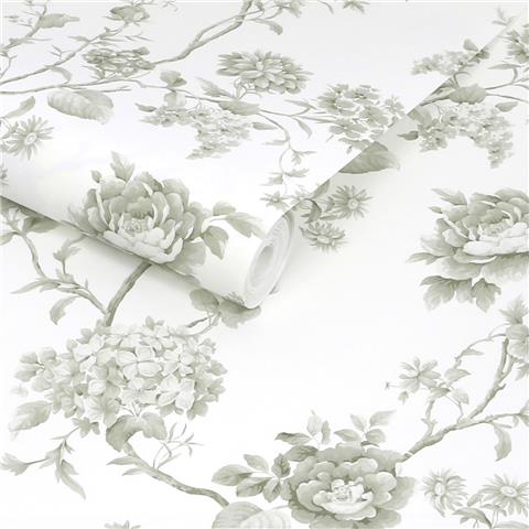 Martha Stewart Wallpaper Floral Vine 146808 Moss