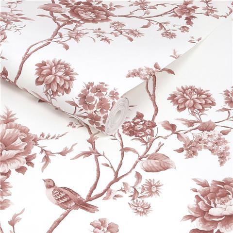 Martha Stewart Wallpaper Floral Vine 146809 Russet