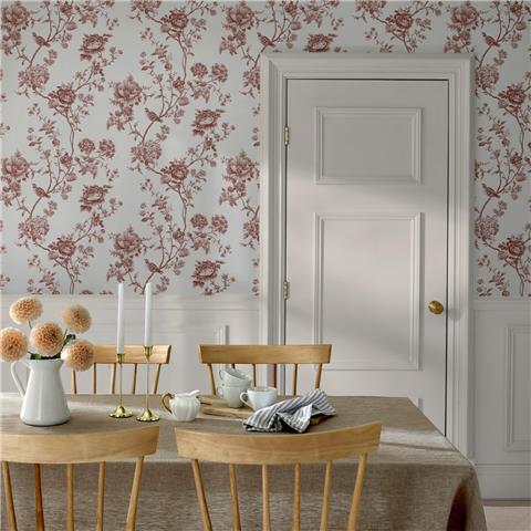 Martha Stewart Wallpaper Floral Vine 146809 Russet