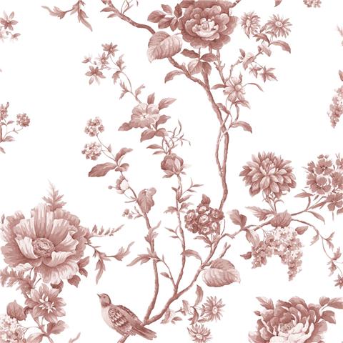 Martha Stewart Wallpaper Floral Vine 146809 Russet