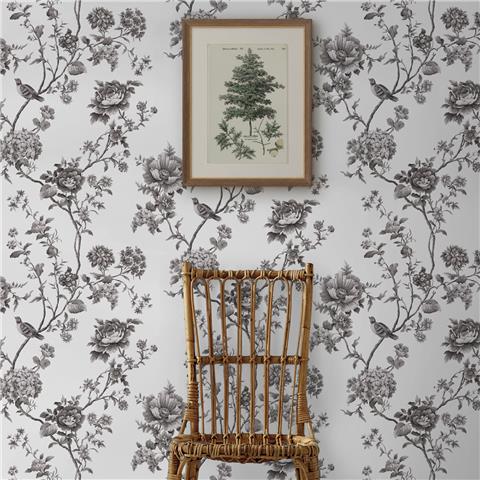 Martha Stewart Wallpaper Floral Vine 146811 Silhouette