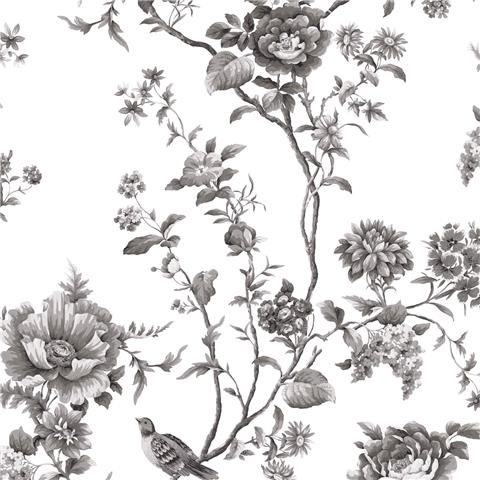 Martha Stewart Wallpaper Floral Vine 146811 Silhouette