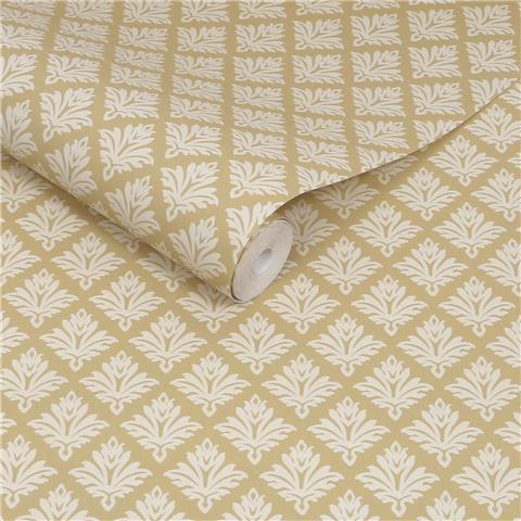 Martha Stewart Wallpaper Artisan Floral 146812 Antique Gold