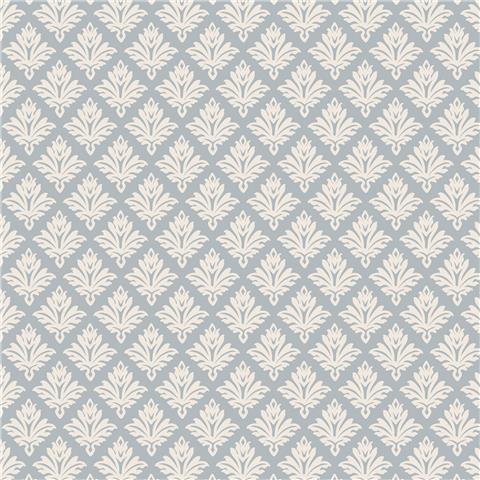 Martha Stewart Wallpaper Artisan Floral 146813 Mineral Blue