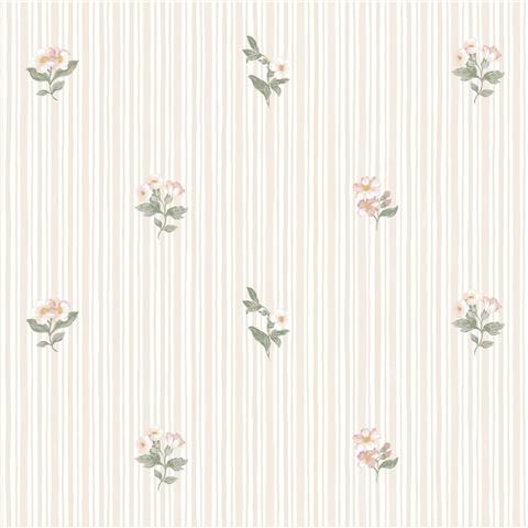 Martha Stewart Wallpaper Garden Stripe 146817 Linen
