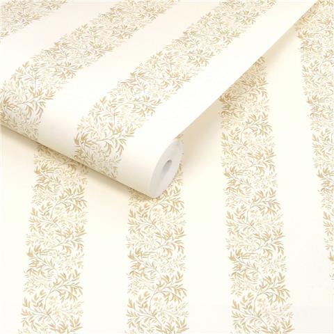 Martha Stewart Wallpaper Heritage Garden Stripe 146820 Antique Gold