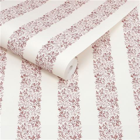 Martha Stewart Wallpaper Heritage Garden Stripe 146821 Russet
