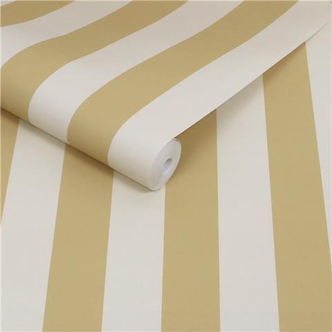 Martha Stewart Wallpaper Classic Stripe 146822 Antique Gold