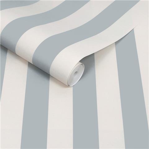 Martha Stewart Wallpaper Classic Stripe 146824 Mineral Blue