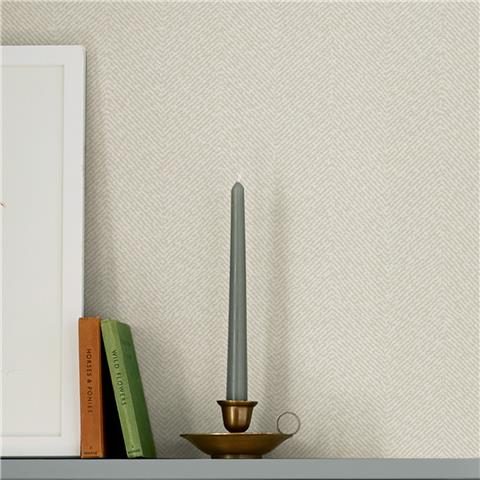 Sophie Allport Herringbone Texture Wallpaper 146839 Uppingham Grey