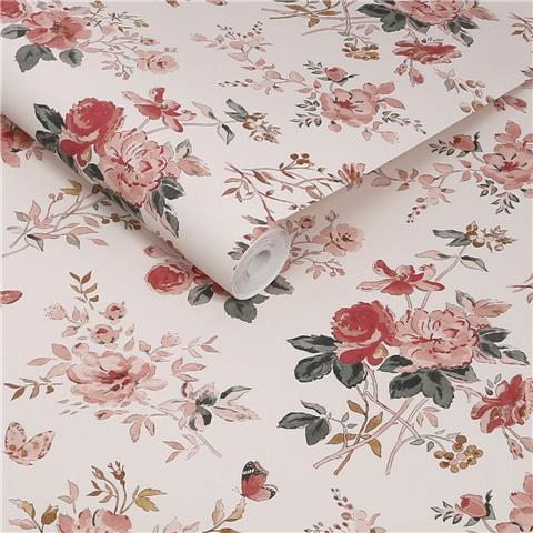 Sophie Allport Vintage Rose Wallpaper 146842 Chalk Blush