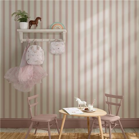 Sophie Allport Oundle Stripe Wallpaper 146846 Cottesmore Blush
