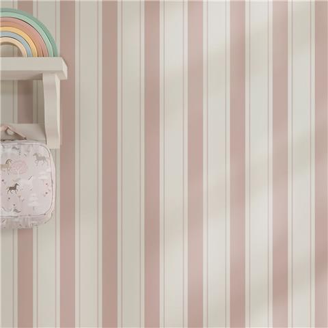 Sophie Allport Oundle Stripe Wallpaper 146846 Cottesmore Blush