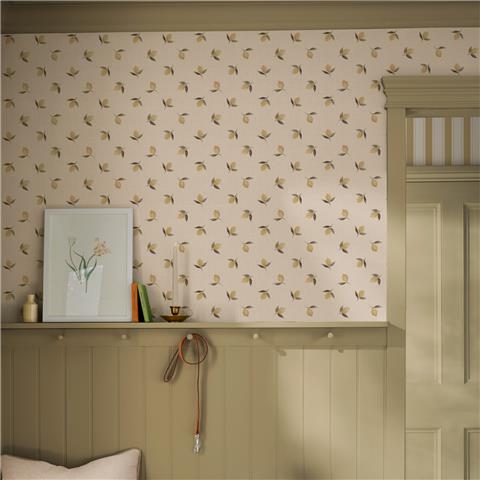 Sophie Allport Lemons Wallpaper 146848 Soft Linen