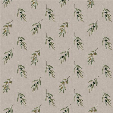 Sophie Allport Olive Branch Wallpaper 146850 Woven Wicker