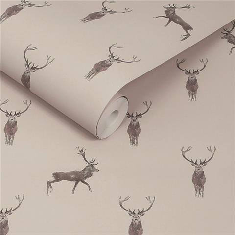 Sophie Allport Highland Stag Wallpaper 146855 Rutland Stone