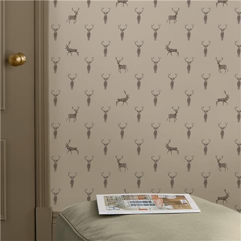 Sophie Allport Highland Stag Wallpaper 146855 Rutland Stone
