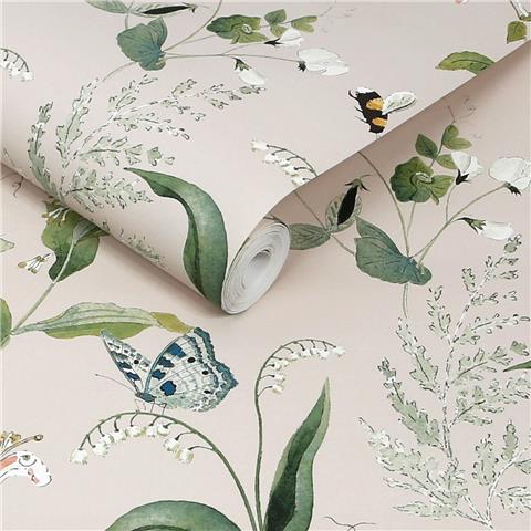 Sophie Allport Wild Floral Wallpaper 146864 Rutland stone