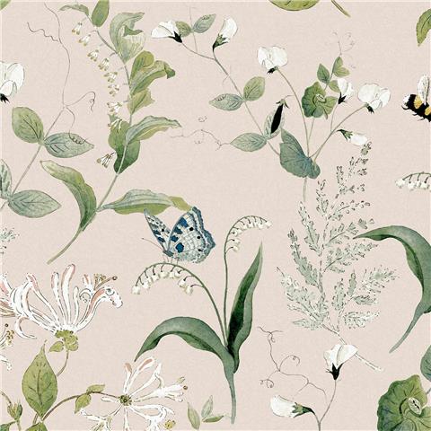 Sophie Allport Wild Floral Wallpaper 146864 Rutland stone