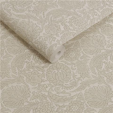 NEXT Floral Woodblock Wallpaper 146881 Linen