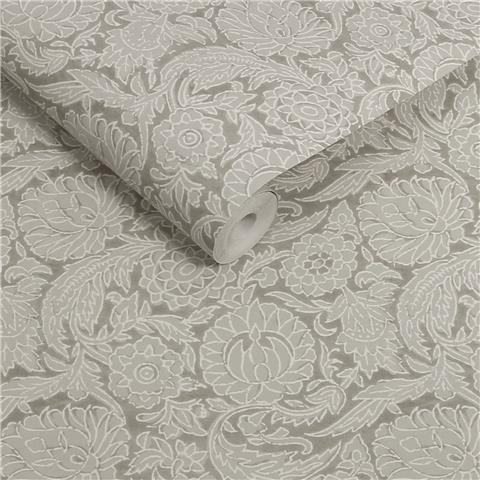 NEXT Floral Woodblock Wallpaper 146882 Natural