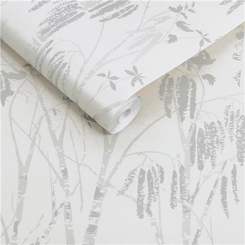 Next Luxe Wallpaper Fiorire 146902 Gilver/Grey