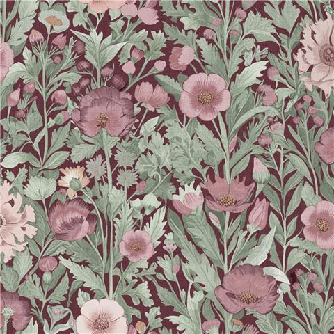 Super Fresco Easy Paloma Floral Wallpaper 146948 Berry