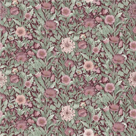 Super Fresco Easy Paloma Floral Wallpaper 146948 Berry