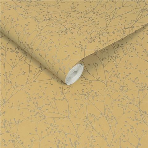 Clarissa Hulse Gypsophia Wallpaper 146992 Primrose/Pewter