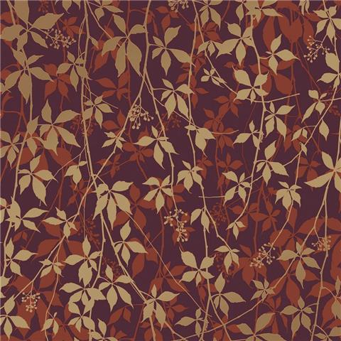 Clarissa Hulse Virginia Creeper Wallpaper 147006 Russet/Copper