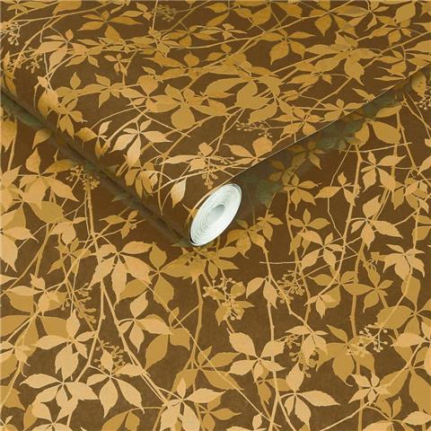 Clarissa Hulse Virginia Creeper Wallpaper 147007 Ochre/Gold
