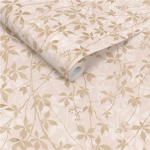 Clarissa Hulse Virginia Creeper Wallpaper 147008 Blush/Rose Gold