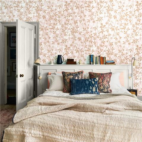 Clarissa Hulse Virginia Creeper Wallpaper 147008 Blush/Rose Gold