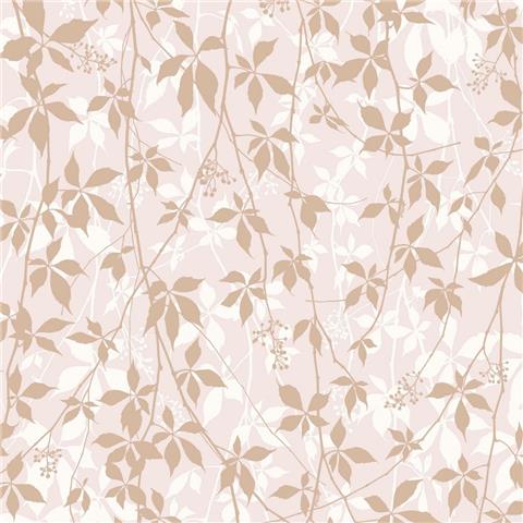 Clarissa Hulse Virginia Creeper Wallpaper 147008 Blush/Rose Gold