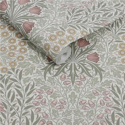 William Morris at Home Wallpaper Oak + Willow 147062 Sage