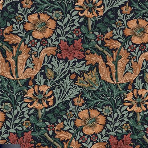 William Morris at Home Wallpaper Compton 147069 Ink Blue