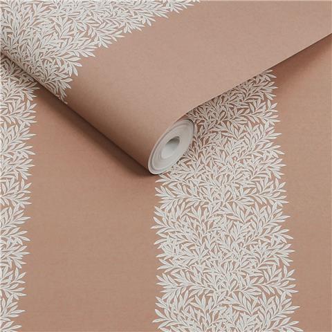 William Morris at Home Wallpaper Willow Stripe 147076 Rose