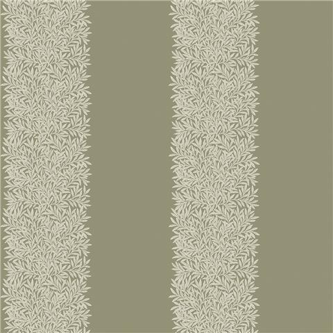 William Morris at Home Wallpaper Willow Stripe 147077 Sage