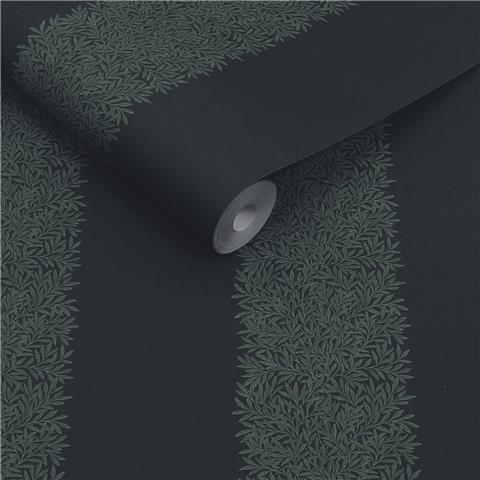 William Morris at Home Wallpaper Willow Stripe 147079 Ink Blue