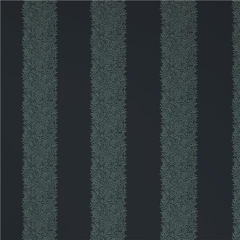 William Morris at Home Wallpaper Willow Stripe 147079 Ink Blue