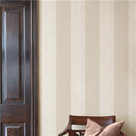 William Morris at Home Wallpaper Willow Stripe 147081 Linen