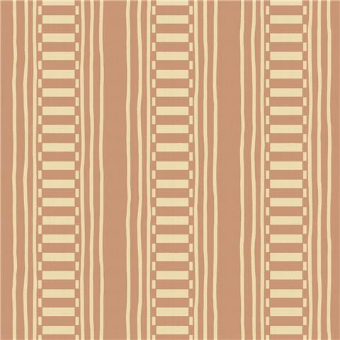 Rockett St George Wallpaper The Curiosity Shop Stripe 149619 Blush
