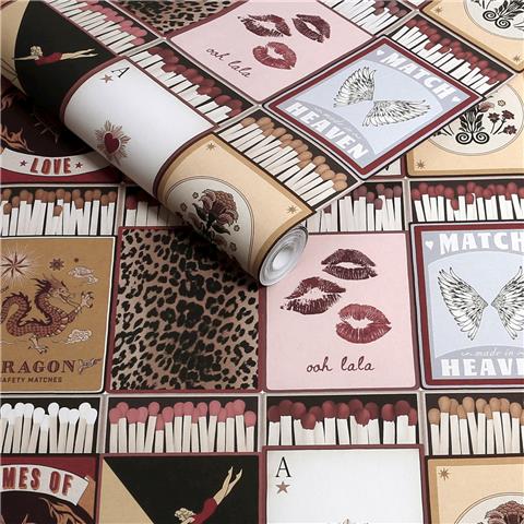 Rockett St George Wallpaper Perfect match 149623 Peach Multi